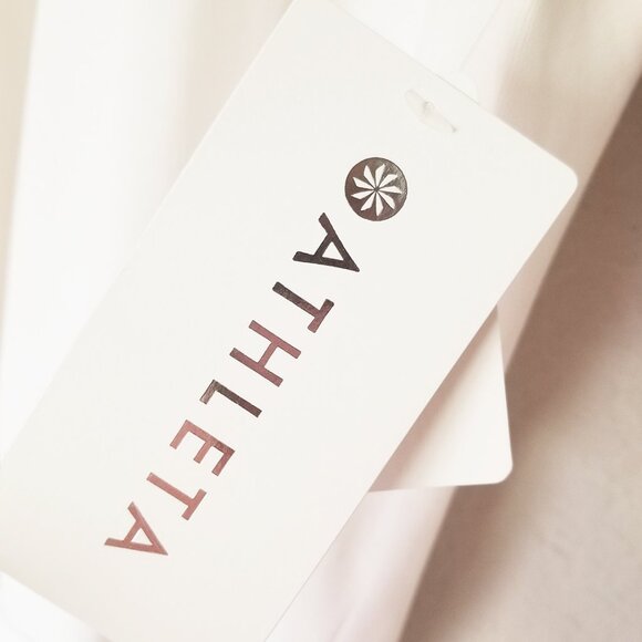 NEW Athleta High Serenity Criss Cross Sweatshirt Plus 2X Serene Mindset White - Picture 9 of 16